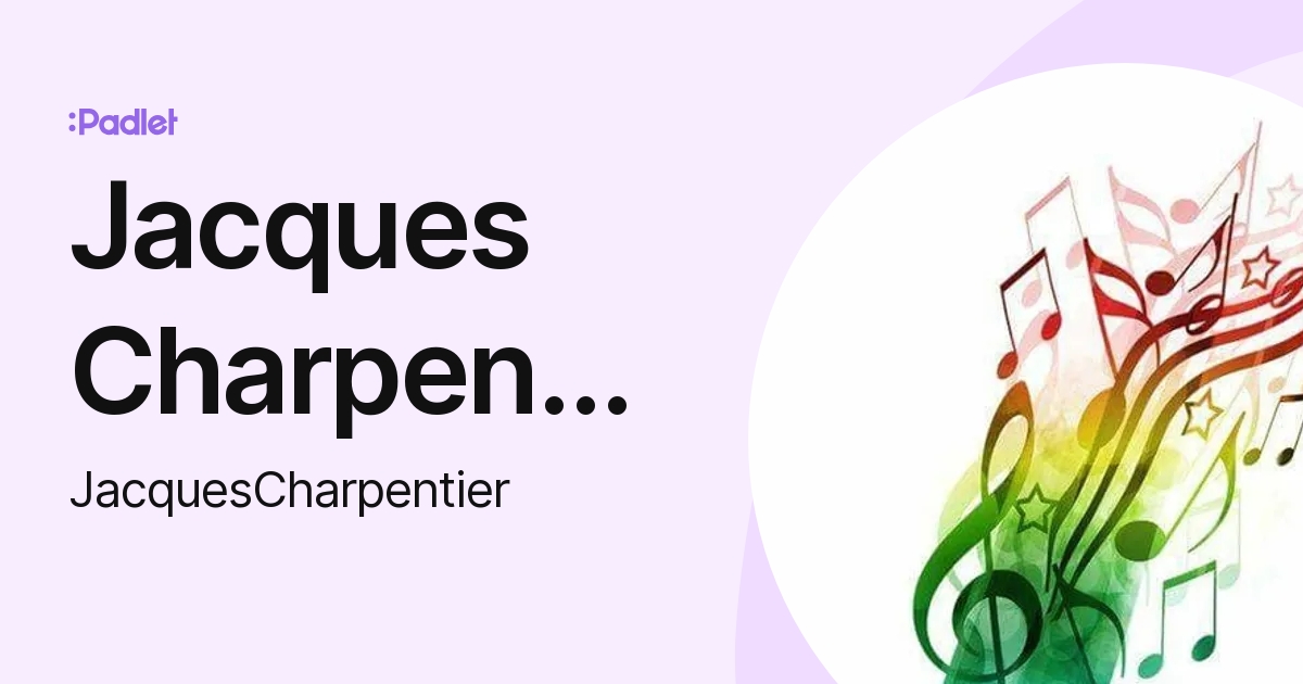 Profil De Jacques Charpentier Jacquescharpentier Padlet