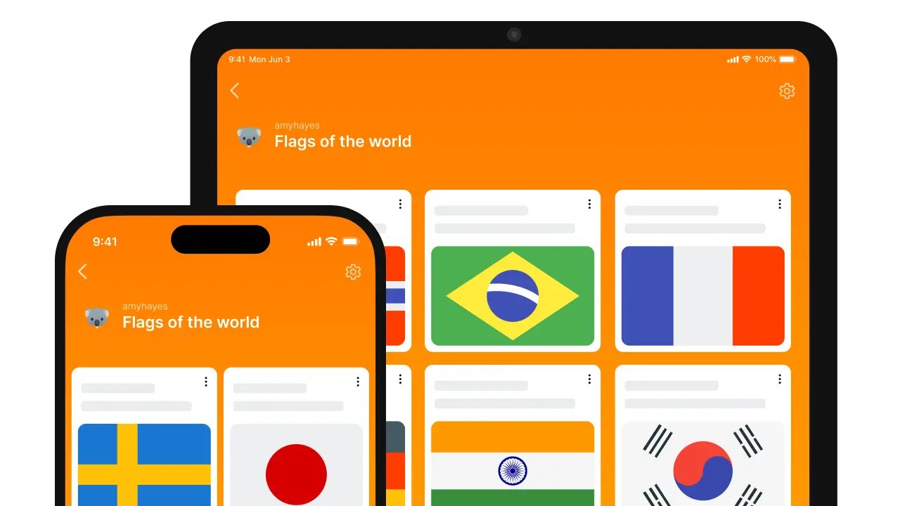 Padlet running on phone, laptop, and tablet side by side.