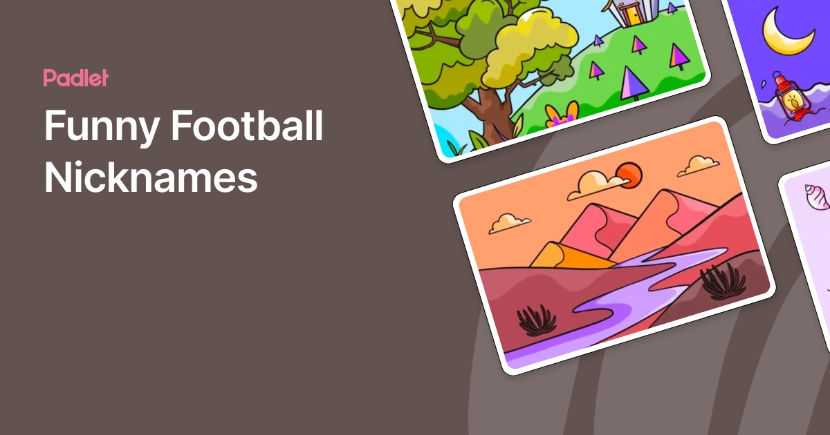 Funny Football Nicknames