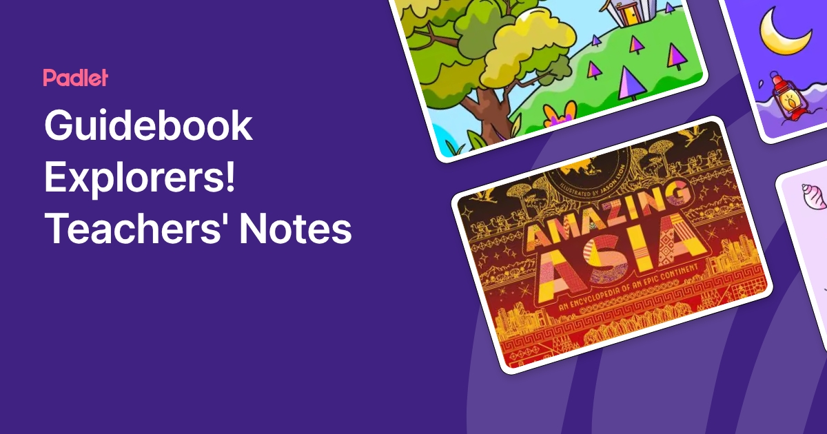 Guidebook Explorers! Teachers' Notes
