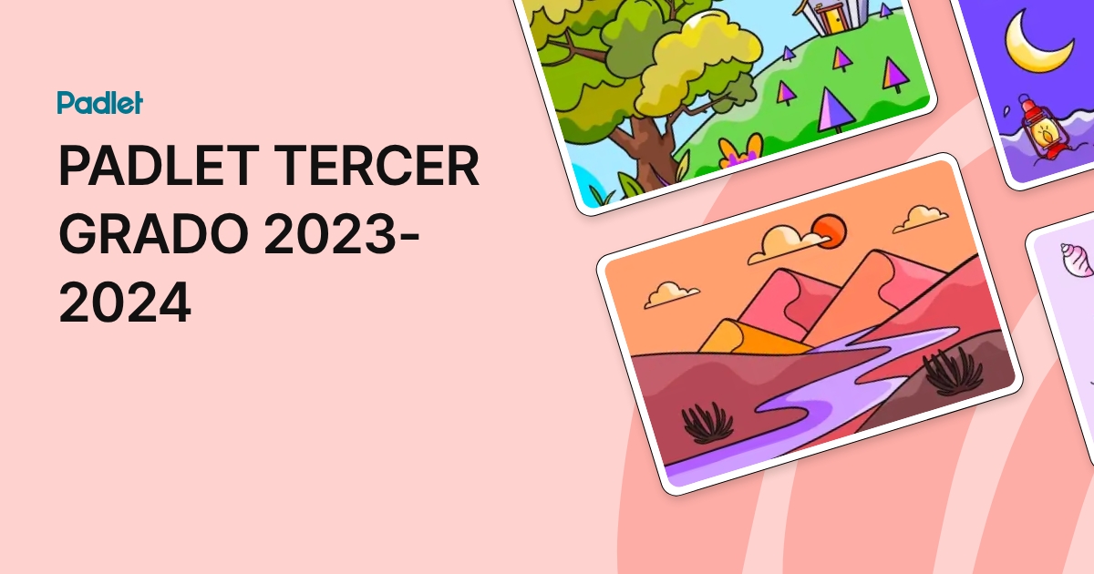 PADLET TERCER GRADO 2023-2024