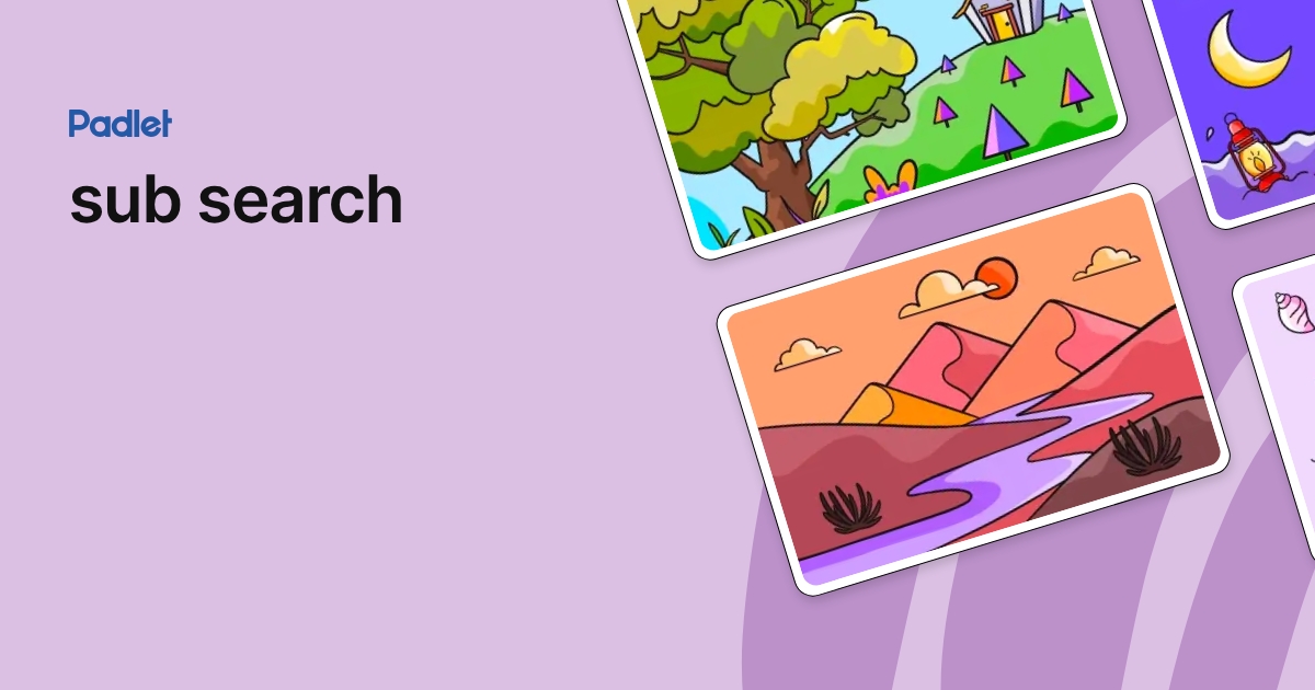 sub search