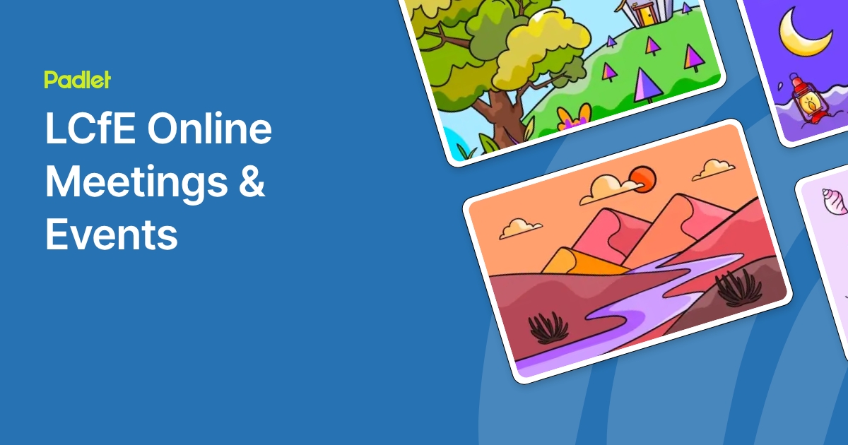 Lcfe LCfE Online Meetings & Events