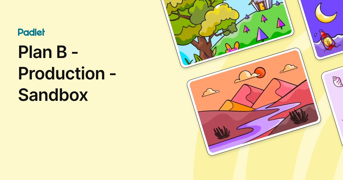 Plan B - Production - Sandbox