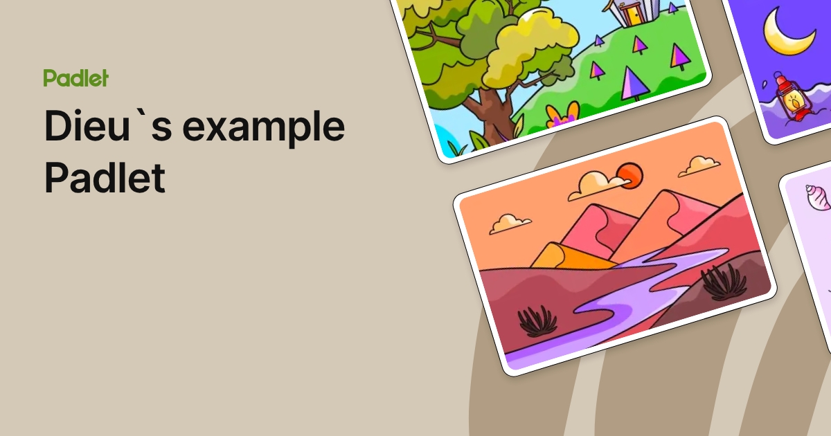 Dieu`s example Padlet