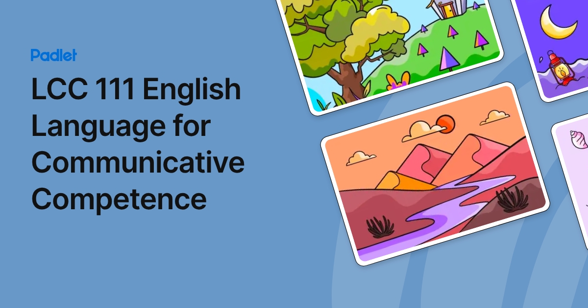 LCC 111 English Language for Communicative Competence