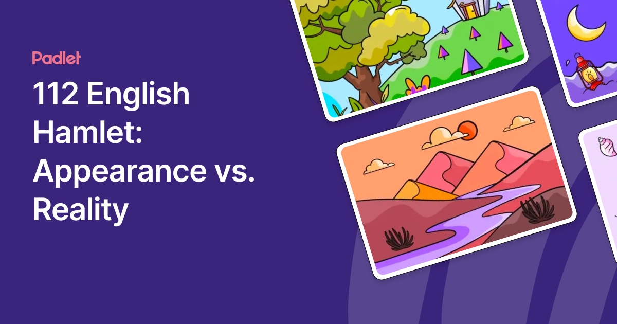 112 English Hamlet Appearance vs. Reality