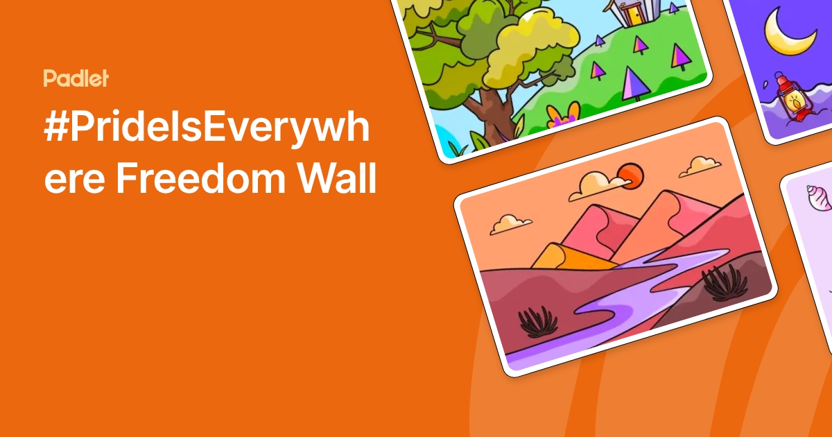#PrideIsEverywhere Freedom Wall