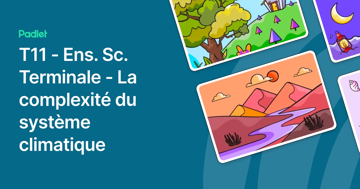 Ens. Sc. Terminale - La complexité du système climatique