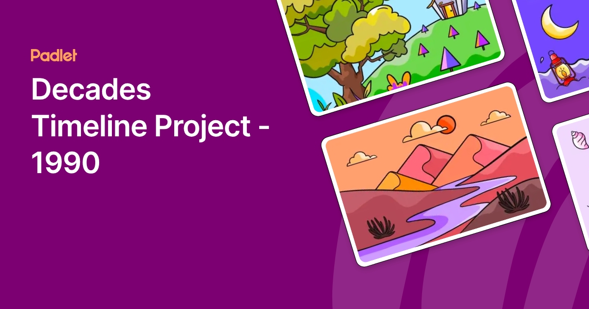 Decades Timeline Project - 1990