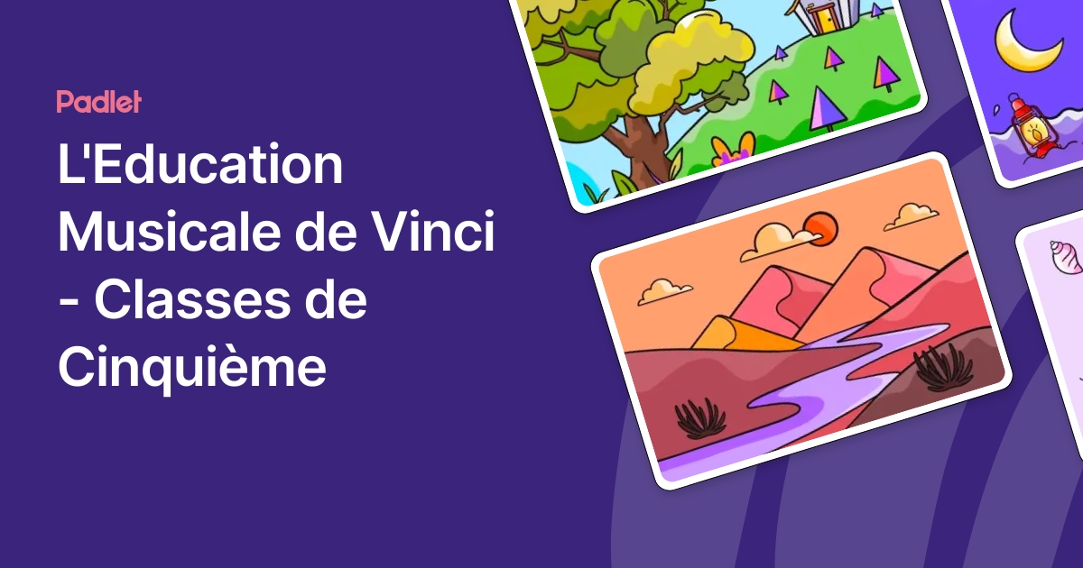 L'Education Musicale de Vinci - Classes de Cinquième