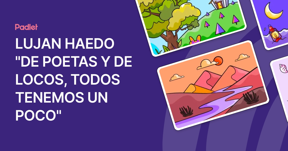 LUJAN HAEDO "DE POETAS Y DE LOCOS, TODOS TENEMOS UN POCO"
