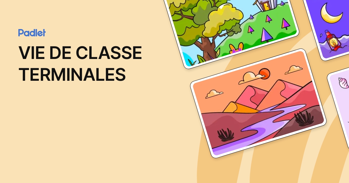 VIE DE CLASSE TERMINALES