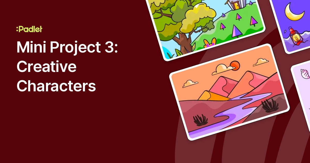 Mini Project 3: Creative Characters