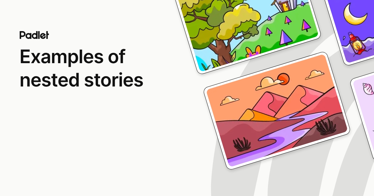 Examples of nested stories