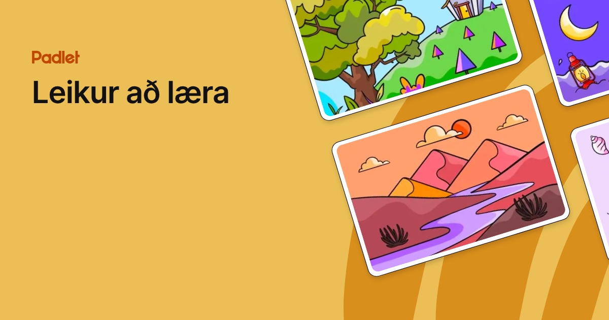 Leikur að læra