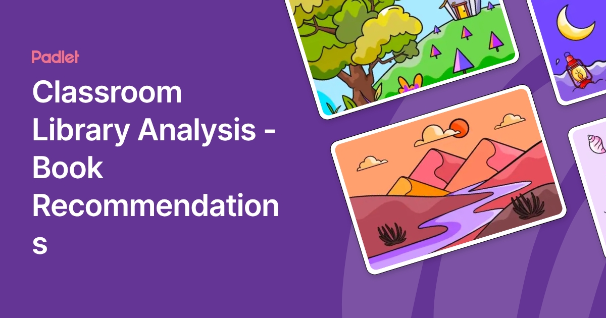 Library Analysis Classes Classroom Library Analysis - Book Recommendations
