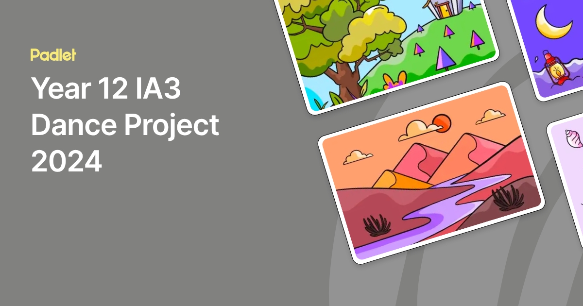 Ia3 Project Examples Year 12 IA3 Dance Project 2024
