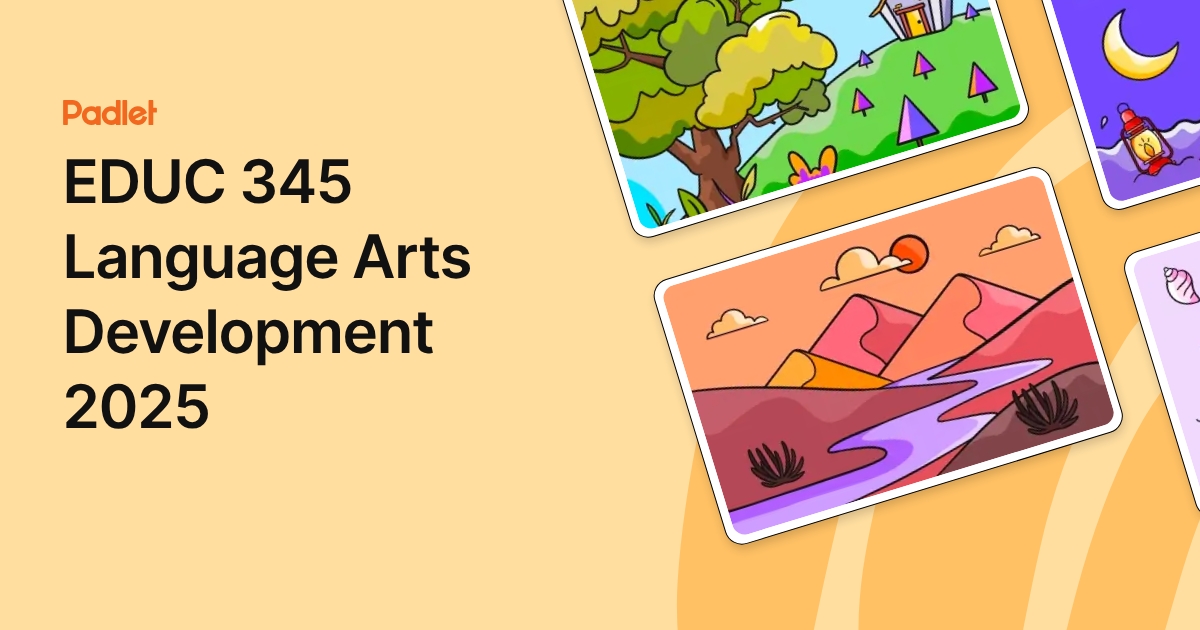 Develop Art Language EDUC 345 Language Arts Development 2025