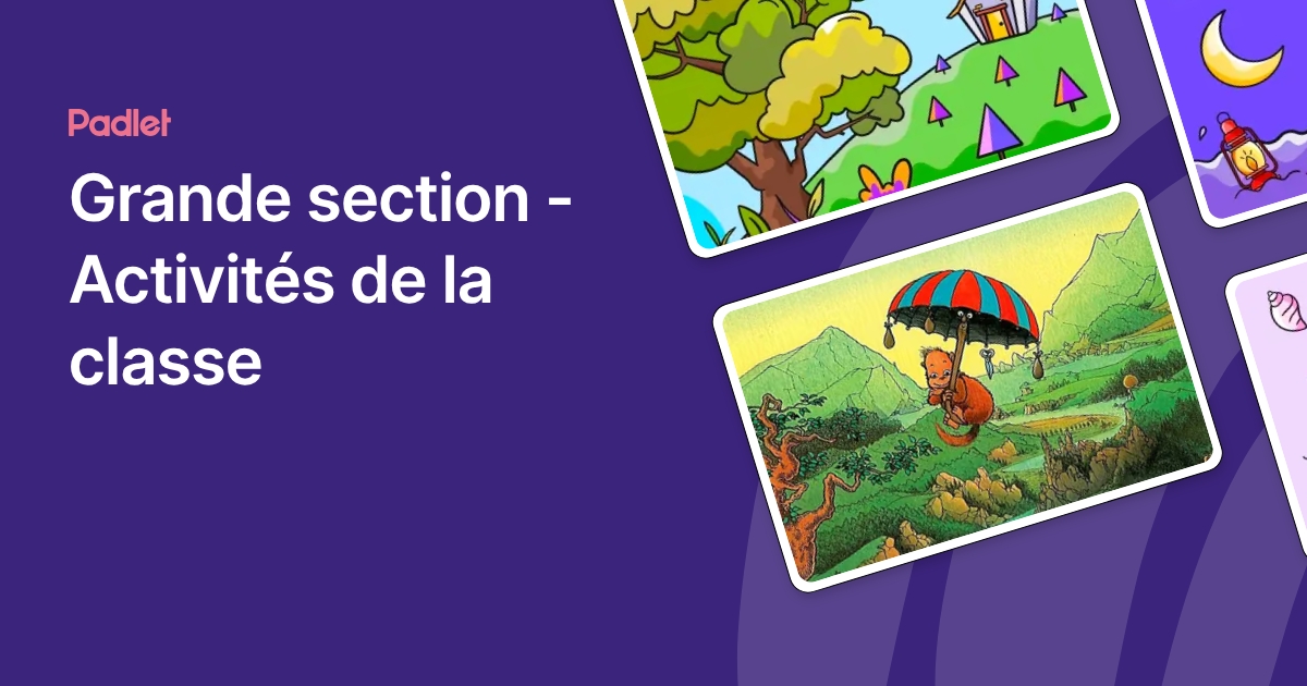 Grande section - Activités de la classe