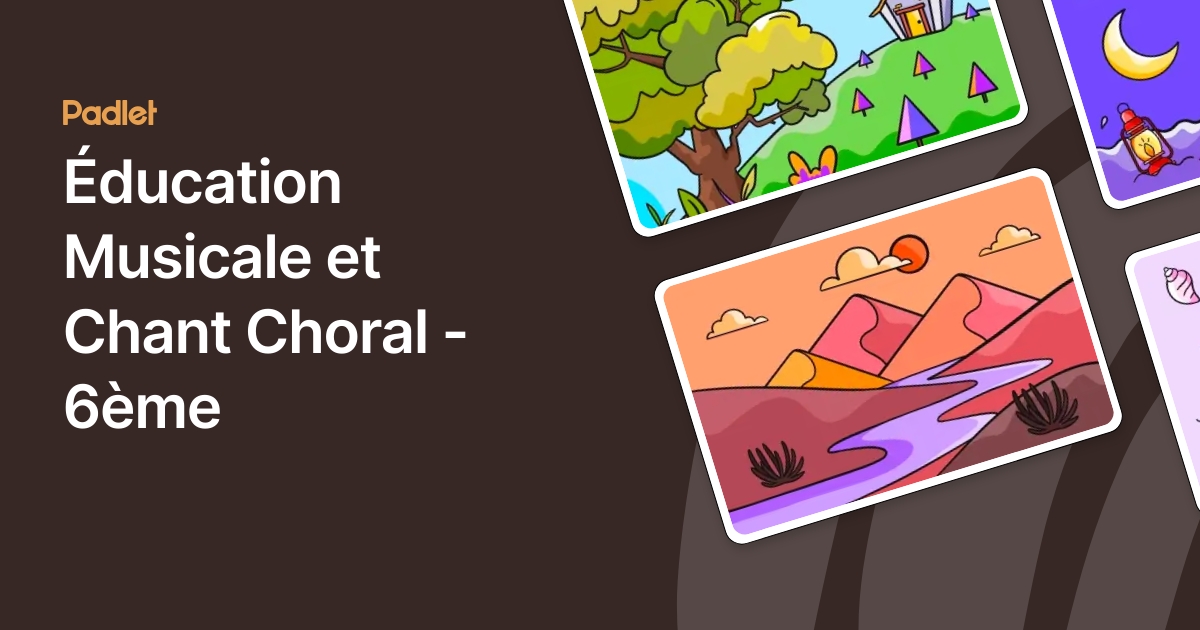 Éducation Musicale et Chant Choral - 6ème