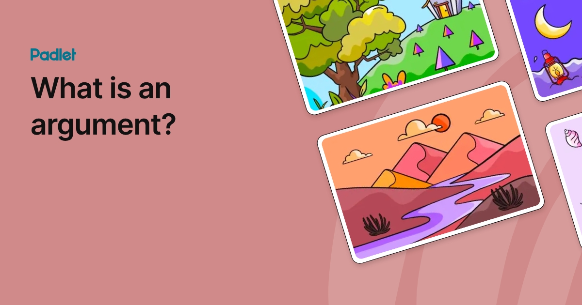 What is an argument?