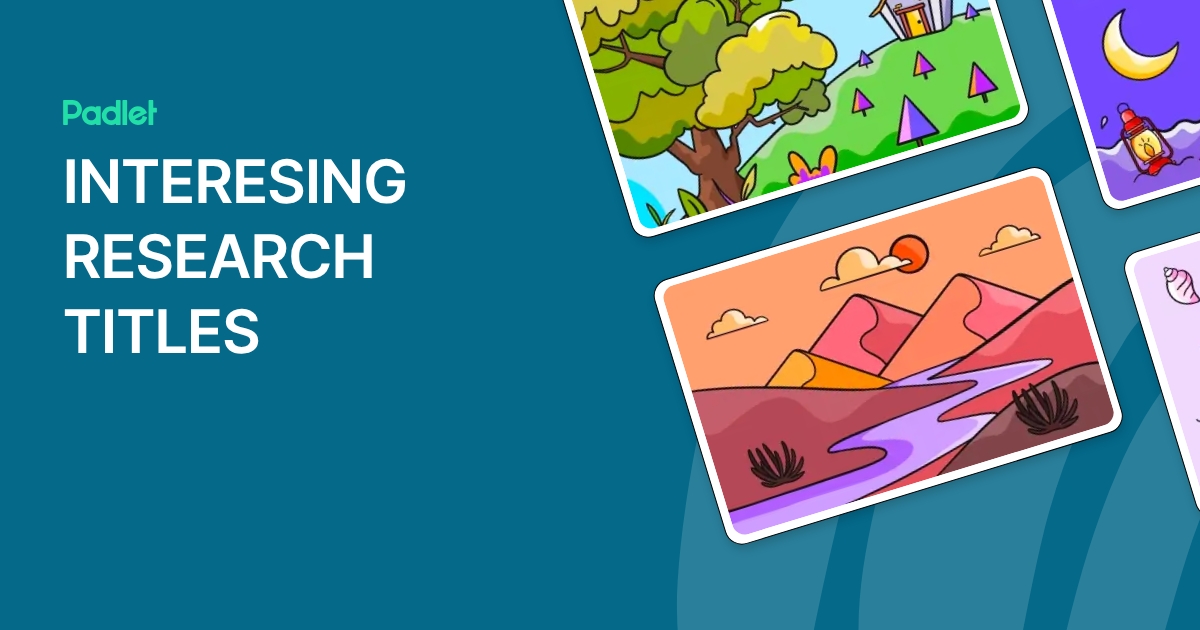 INTERESING RESEARCH TITLES