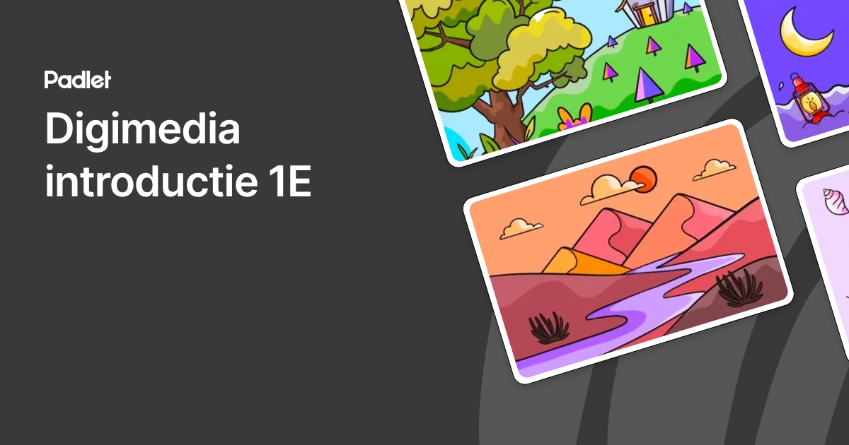 Digimedia introductie 1E