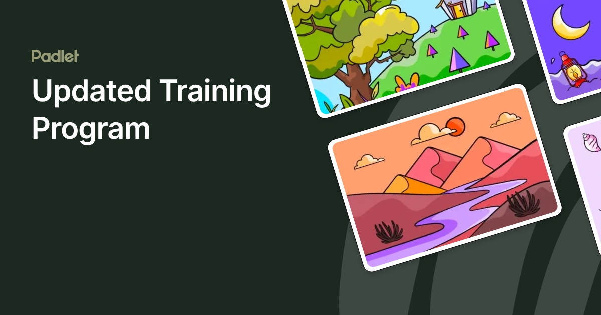 Updated Training Program