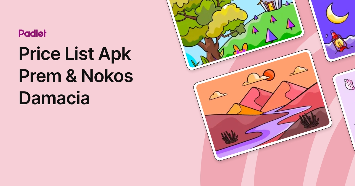 Price List Apk Prem & Nokos Damacia