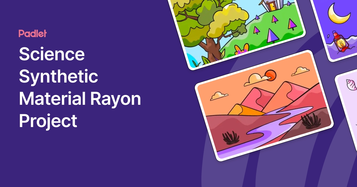 Science Synthetic Material Rayon Project