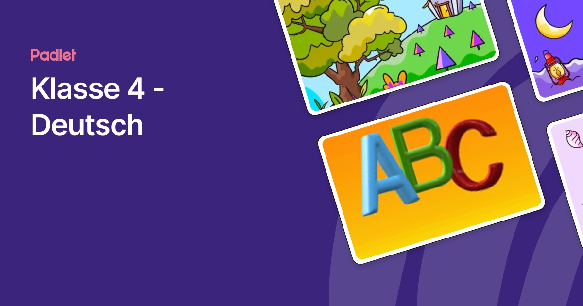 Klasse 4 - Deutsch