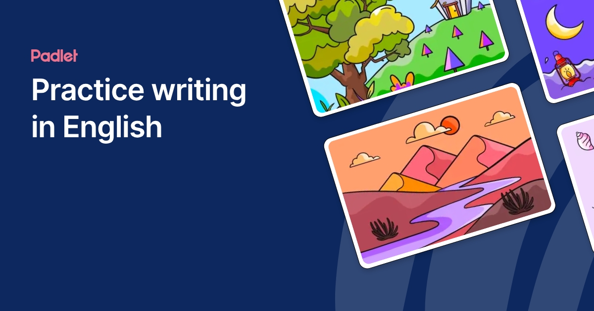 Practice writing in English