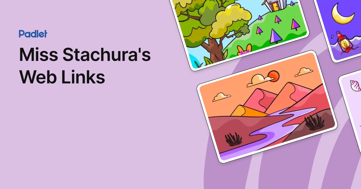 Miss Stachura's Web Links