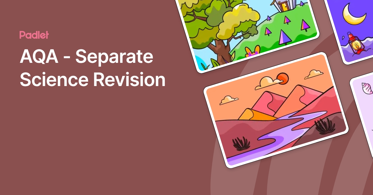 AQA - Separate Science Revision