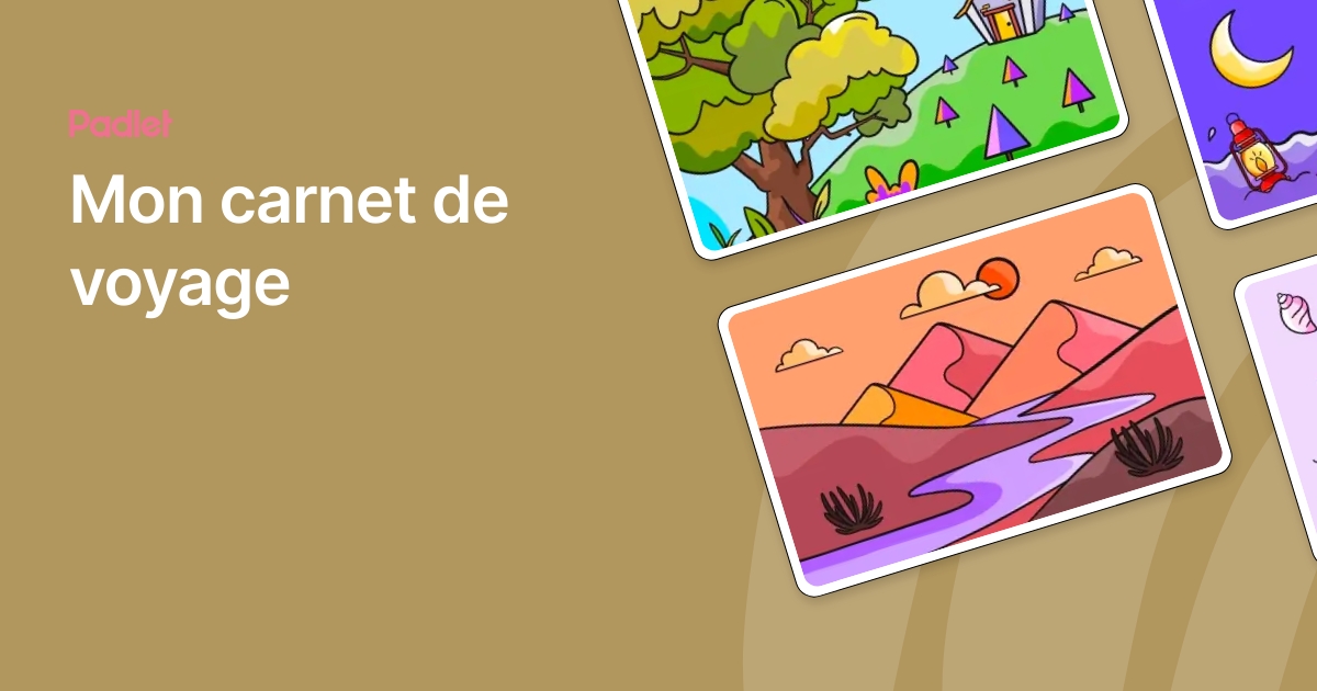 Page De Garde De Mon Carnet De Voyage