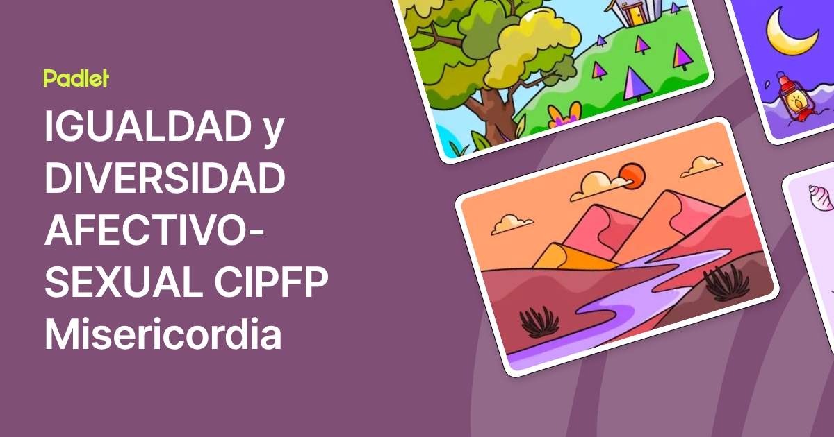 IGUALDAD y DIVERSIDAD AFECTIVO-SEXUAL CIPFP Misericordia