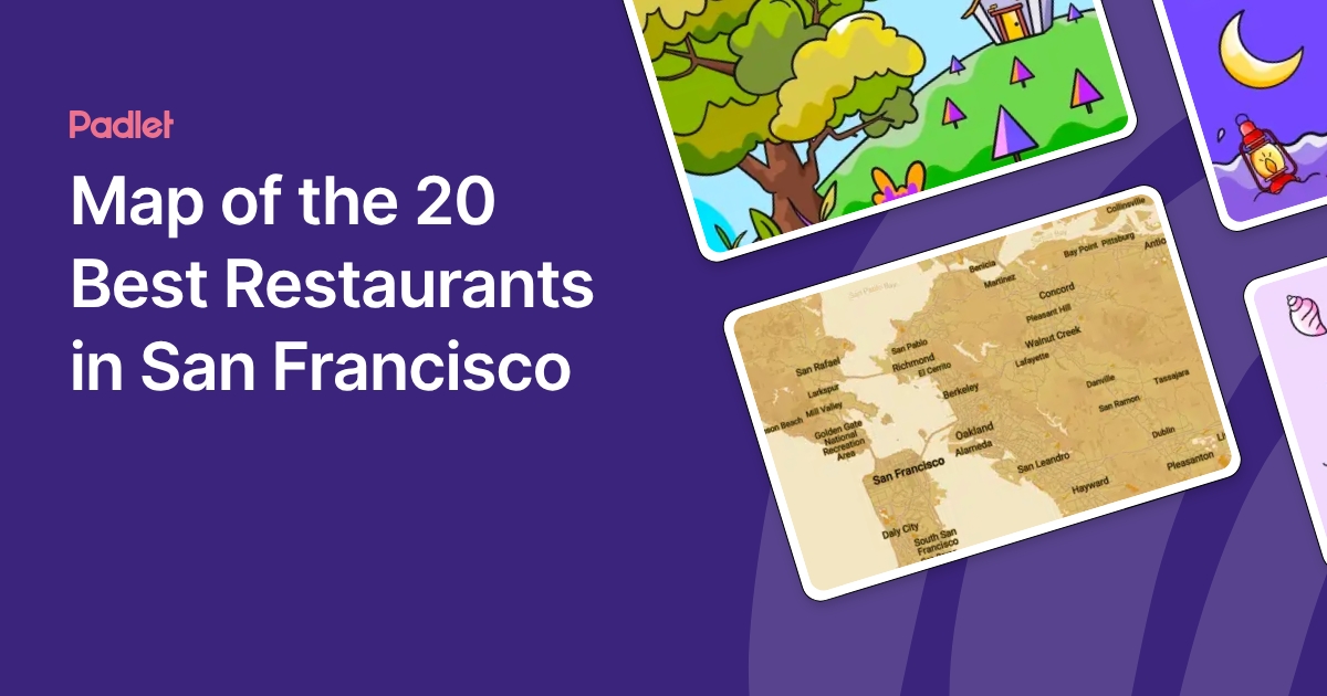 Sf Food Map Map of the 20 Best Restaurants in San Francisco