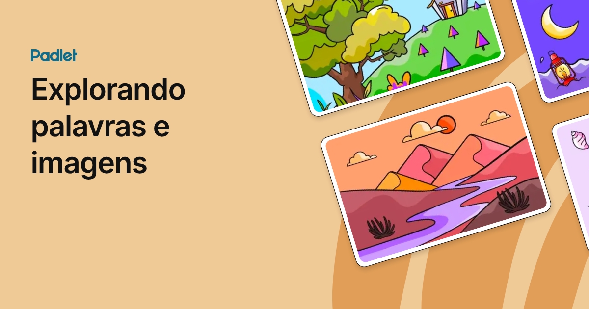 Explorando palavras e imagens