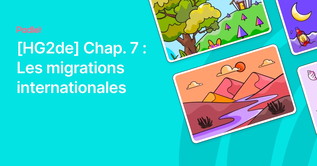 Hg2de Chap 7 Les Migrations Internationales