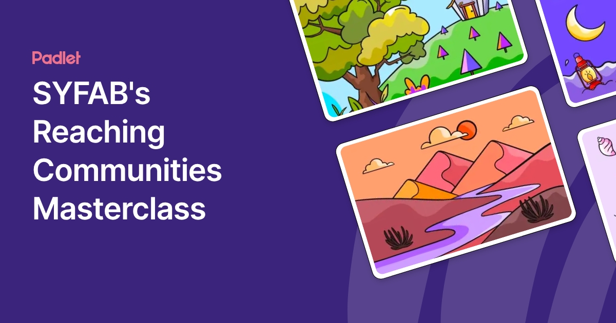 SYFAB's Reaching Communities Masterclass