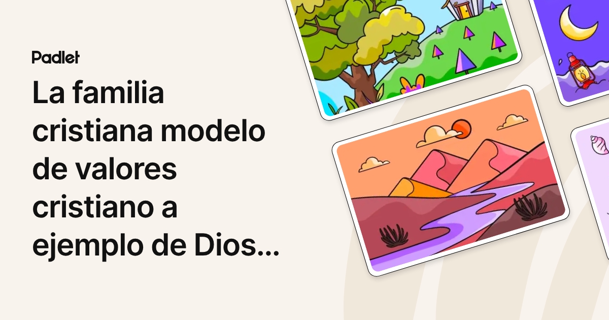 La familia cristiana modelo de valores cristiano a ejemplo de Dios Padre