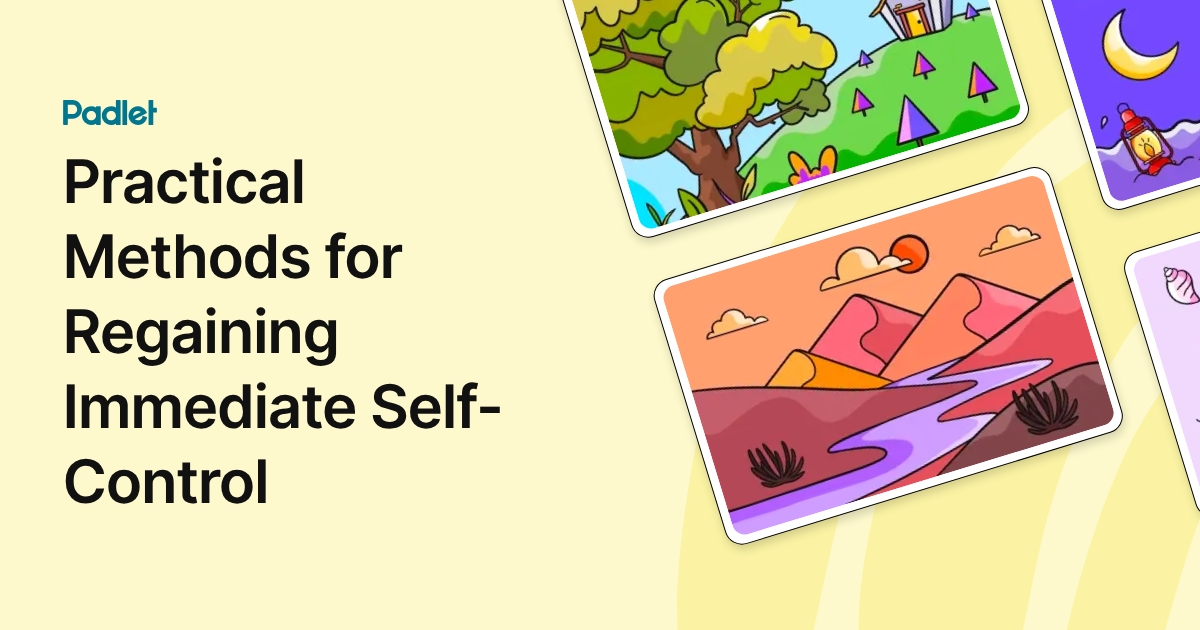 Practical Methods for Regaining Immediate Self-Control