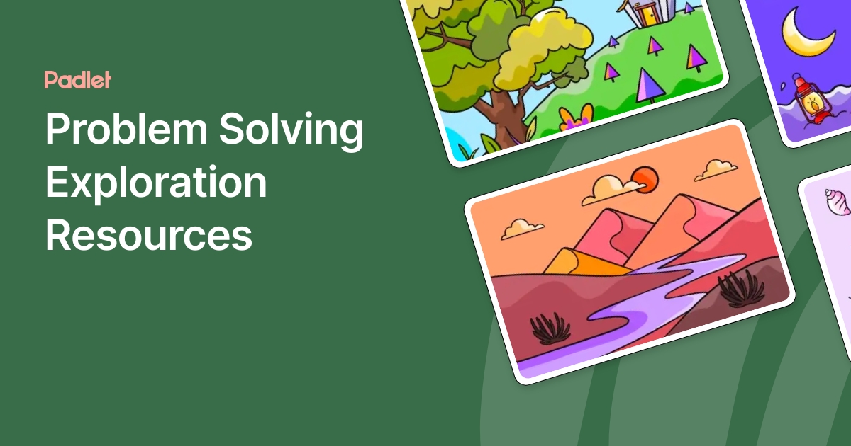 Problem Solving Exploration Resources