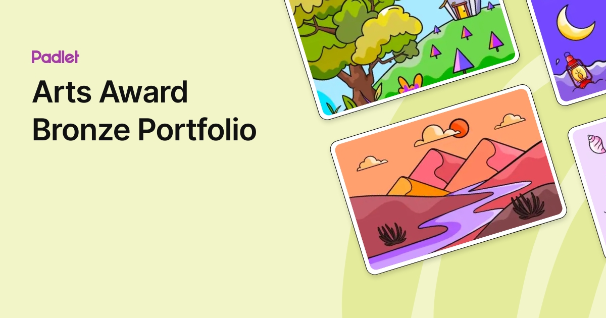 Arts Award Bronze Portfolio