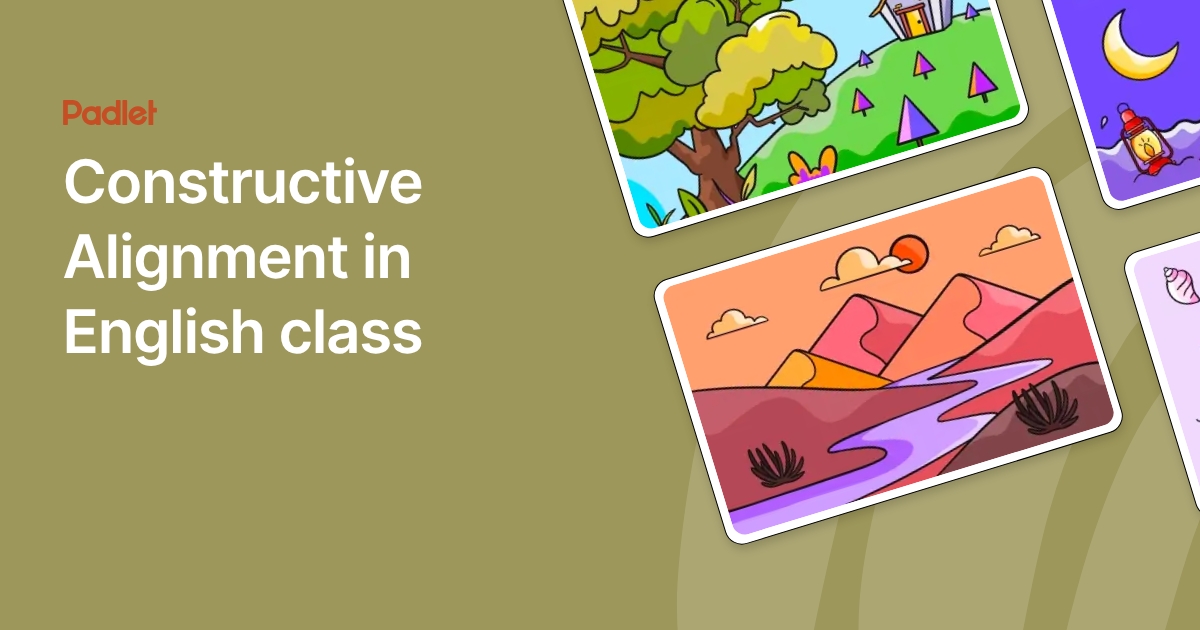 Constructive Alignment Learning Icon Constructive Alignment in English class