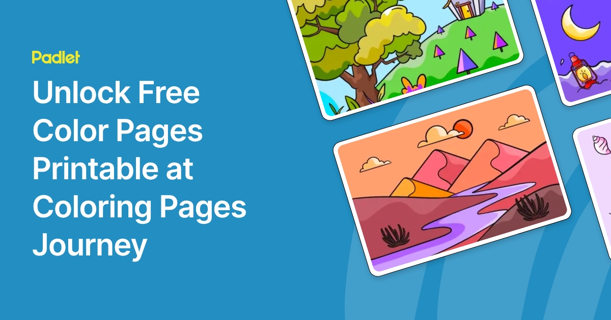 Unlock Free Color Pages Printable at Coloring Pages Journey
