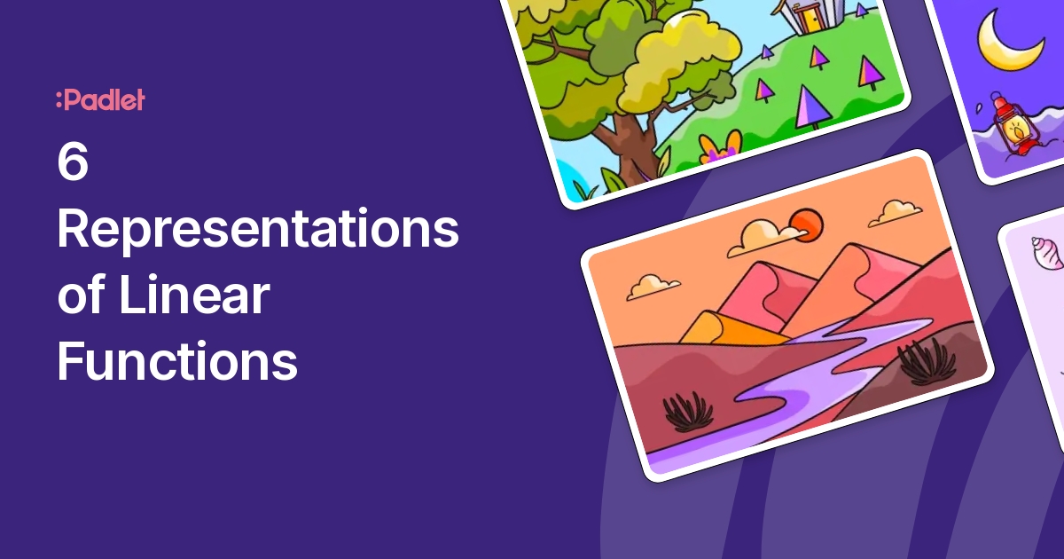 6 representations of linear functions