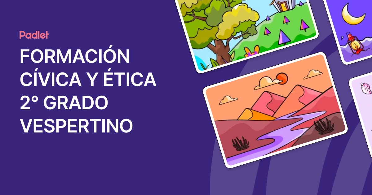 FORMACIÓN CÍVICA Y ÉTICA 2° GRADO VESPERTINO