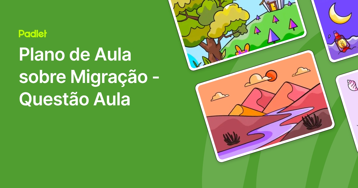 Plano de Aula sobre Migração - Questão Aula
